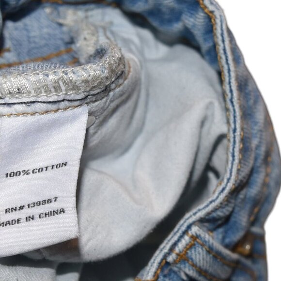 Princess Polly Mom 90's Fade Light Wash Jeans Straight Leg Sz 4 - Picture 7 of 8